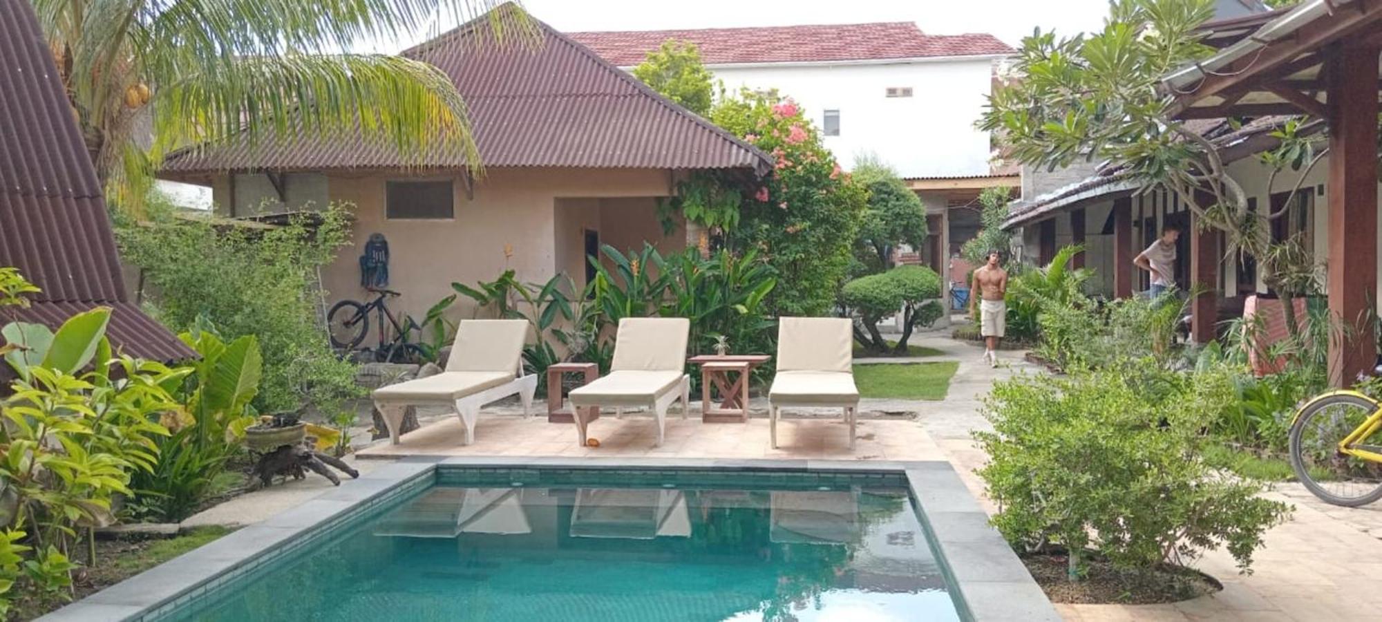 D'Gilian Bungalow Gili Trawangan Eksteriør billede
